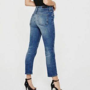 AG  Isabelle high waist straight leg jean